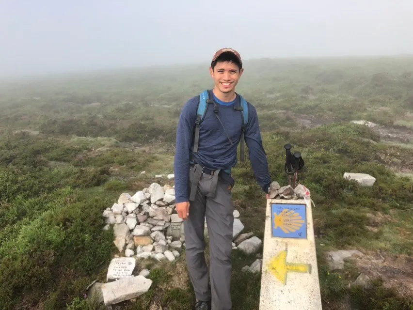 This was me, smiling after the hike in 2018.
